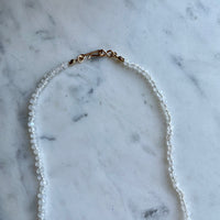 20" Rainbow Moonstone Knotted Necklace GF