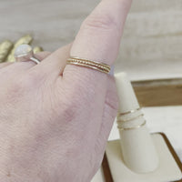 Gold Filled Stacking Ring Set