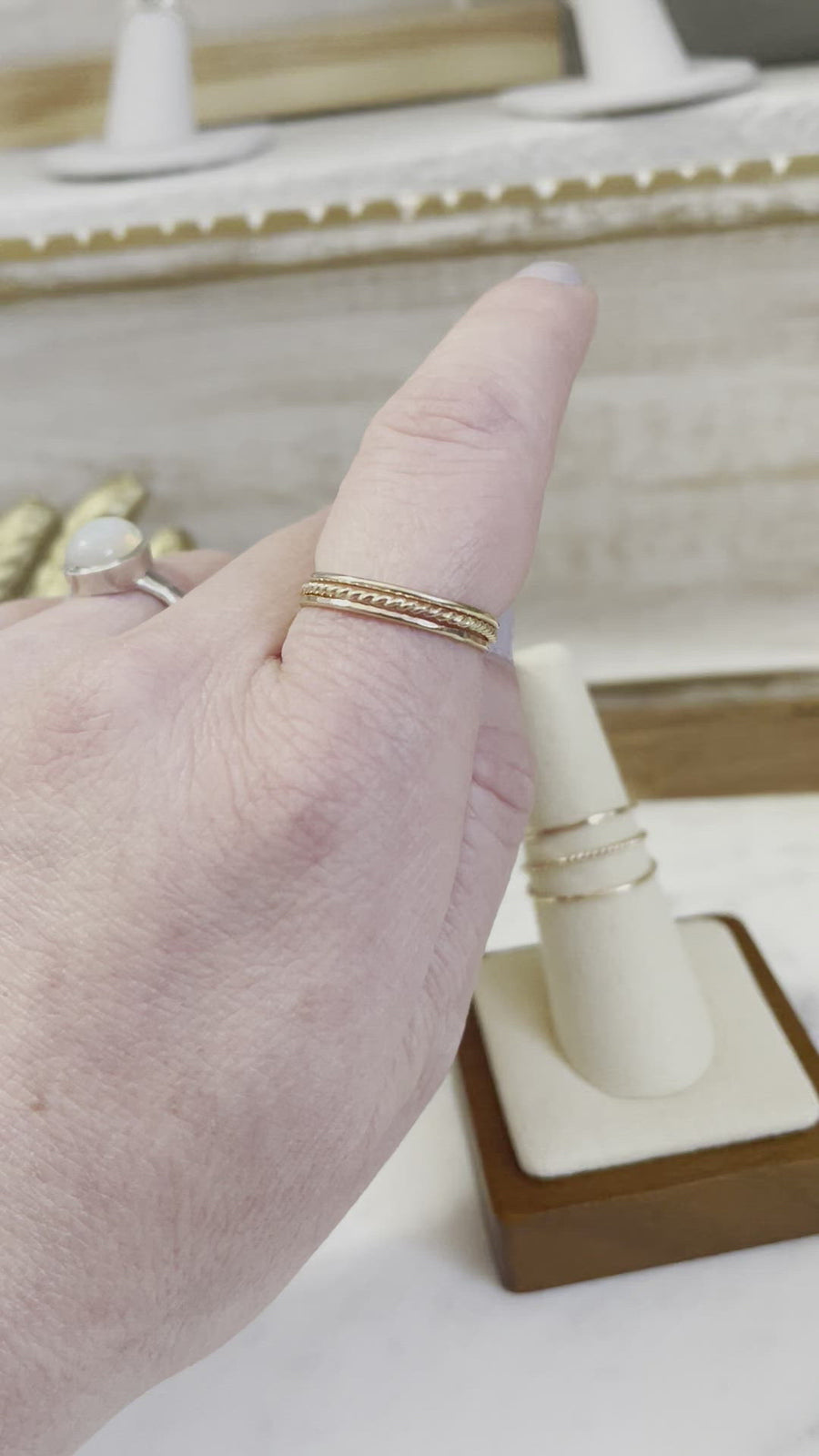 Gold Filled Stacking Ring Set