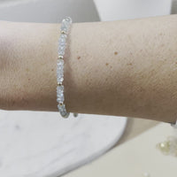 Aquamarine Beaded Bracelet