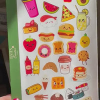 Sticker Sheet - Cute Kawaii Foods - Planner Stickers, DIY Bullet Journal  Stickers, Scrapbook Stickers