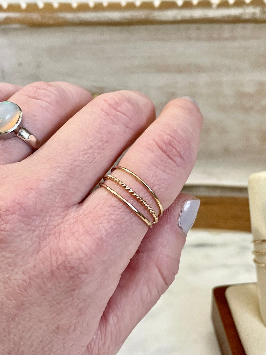 Gold filled 2025 stackable rings