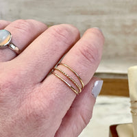 Gold Filled Stacking Ring Set