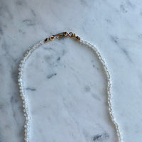 20" Rainbow Moonstone Knotted Necklace GF