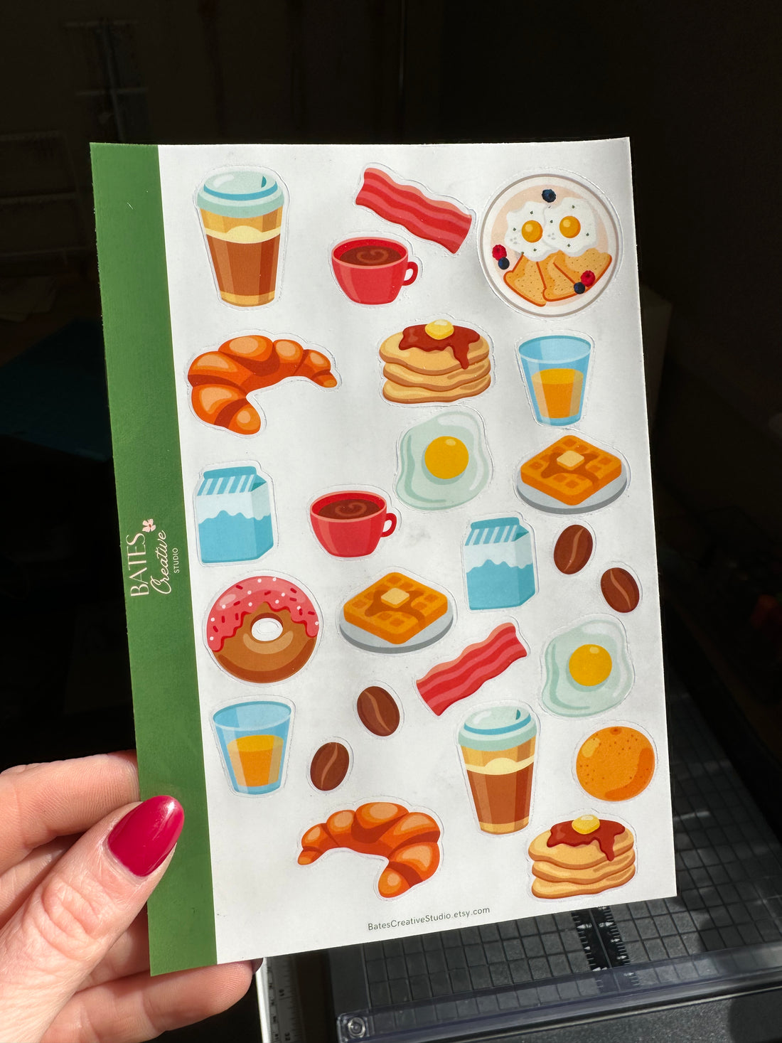 Food Stickers Scrapbooking, Food Stickers Notebook