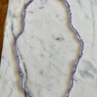 20" Pink Amethyst Knotted Necklace