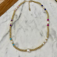 Sunshine Beaded Necklace