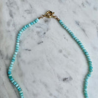 21" Peruvian Opal Knotted Necklace