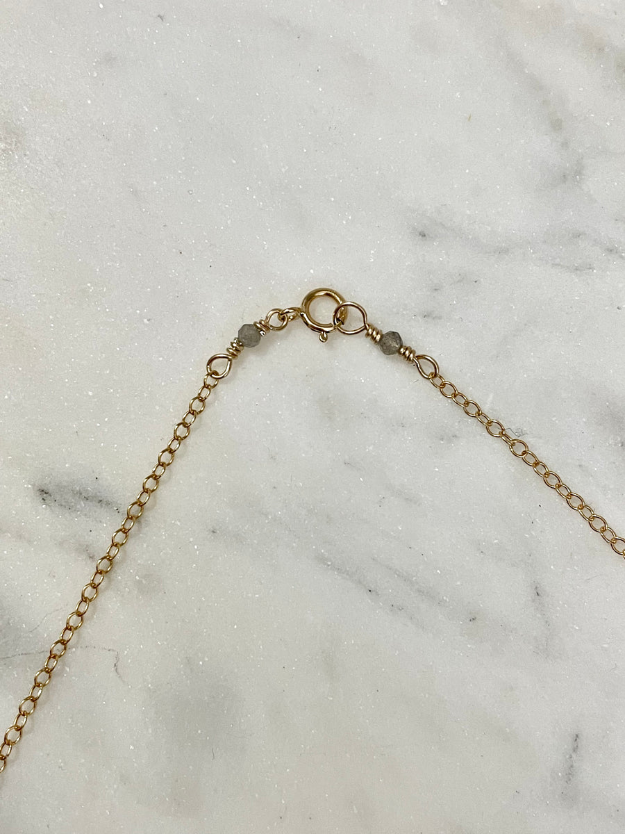 Crescent Necklace in Gold