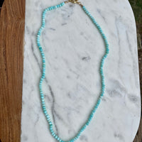 21" Peruvian Opal Knotted Necklace