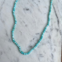 21" Peruvian Opal Knotted Necklace