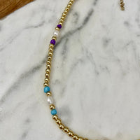 Sunshine Beaded Necklace