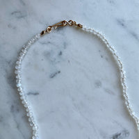 20" Rainbow Moonstone Knotted Necklace GF