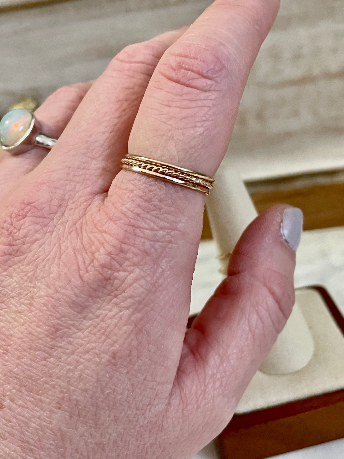 Gold Filled Stacking Ring Set