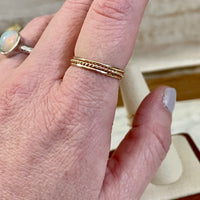 Gold Filled Stacking Ring Set